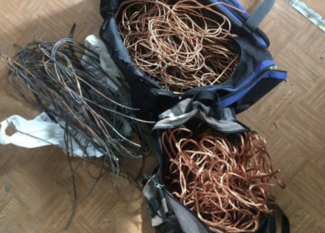 Криворожские полицейские разоблачили серийного вора кабеля компании «Укртелеком»
