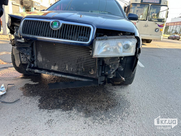 возле 95 квартала произошло ДТП ДТП Кривой Рог