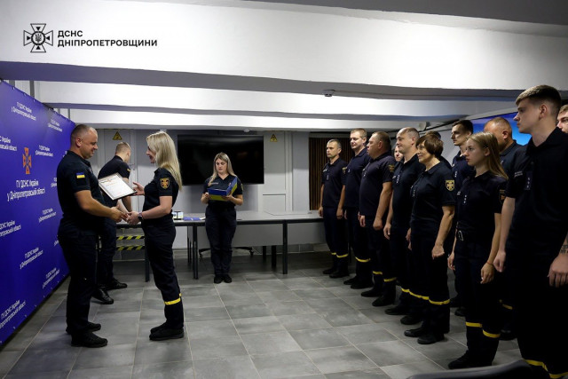 Рятувальників Дніпропетровщини нагородили за мужність та відданість службі