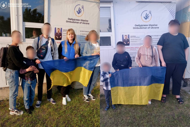 Еще 7 украинских детей вернули из оккупированных территорий Еще 7 украинских детей вернули из оккупированных территорий