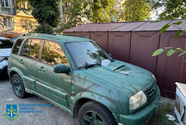 поджог авто военного