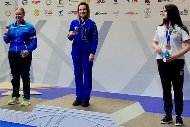 Криворізька стрільчиня виборола призові місця на Чемпіонаті Європи Криворізька стрільчиня виборола призові місця на Чемпіонаті Європи