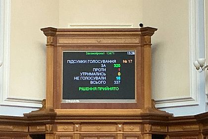 Верховна Рада України вчергове продовжила термін дії воєнного стану