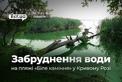 Забруднення води на пляжі «Біле каміння» у Кривому Розі: що відомо Забруднення води на пляжі «Біле каміння» у Кривому Розі: що відомо