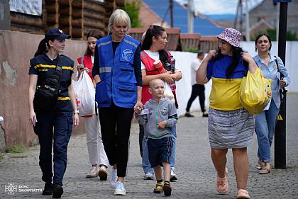 В Закарпатье приютили семьи переселенцев из Днепропетровской области