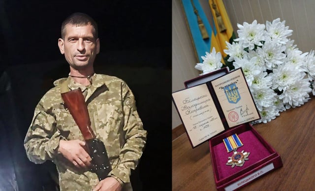 За мужество: погибшего Героя из Криворожья наградили орденом посмертно