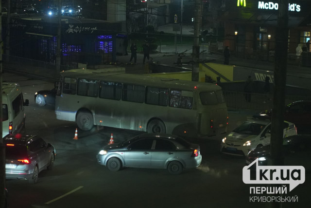 В Кривом Роге возможна пробка из-за аварии