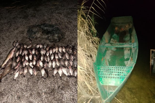 На Дніпропетровщині затримали браконьєра з 25 кілограмами незаконного улову