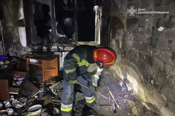 ліквідація пожежі в квартирі