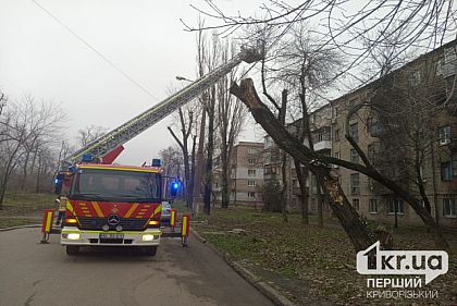 Из пожара в криворожской многоэтажке спасли двух женщин