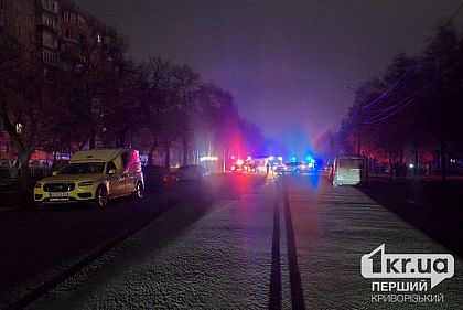 Поврежденное админздание: последствия ракетной атаки на Кривой Рог 3 декабря