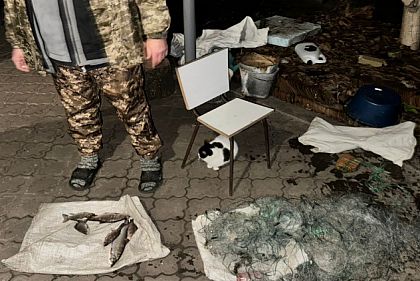 Житель Днепропетровщины помешал незаконному лову рыбы сетками