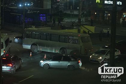 В Кривом Роге возможна пробка из-за аварии