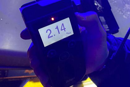 Патрульные Кривого Рога обнаружили водительницу в состоянии алкогольного опьянения