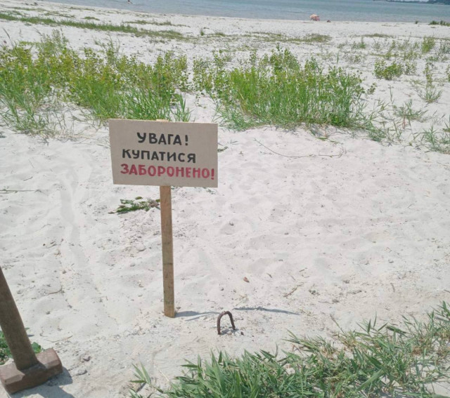 На одном из пляжей Криворожья вода безопасна для здоровья, но купаться там запрещено На одном из пляжей Криворожья вода безопасна для здоровья, но купаться там запрещено
