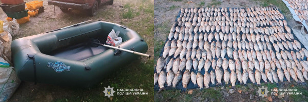 порушники ловили незаконно рибу нерестова заборона