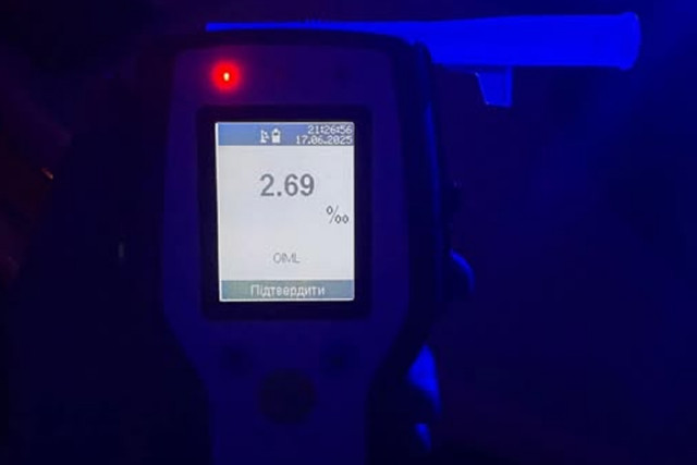 У Кривому Розі зупинили водія, який перевищив норму алкоголю майже у 14 разів У Кривому Розі зупинили водія, який перевищив норму алкоголю майже у 14 разів