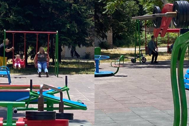 Взрослых криворожан призывают не пользоваться детскими площадками Взрослых криворожан призывают не пользоваться детскими площадками