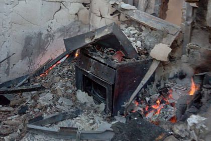 Агрессор продолжал атаковать Никопольский район: горел частный дом