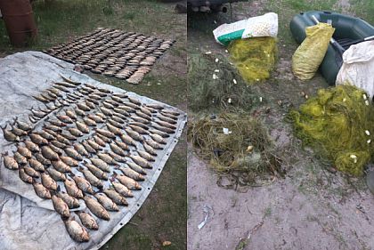 На Карачуновском водохранилище в Кривом Роге разоблачили незаконный вылов рыбы