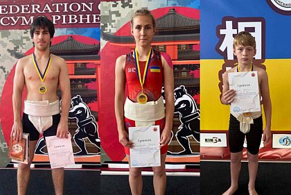 Пятеро криворожских спортсменов завоевали награды на Чемпионате Украины по сумо