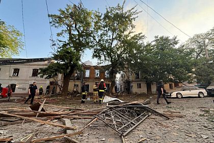 В результате массированной атаки на Одессу повреждены инклюзивный центр и детский сад