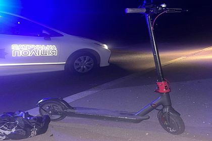 Полиция Кривого Рога обнаружила водительницу, которая управляла электросамокатом нетрезвой