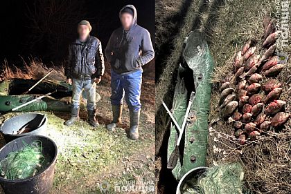 На Днепропетровщине задержали браконьеров с уловом на 70 тысяч гривен