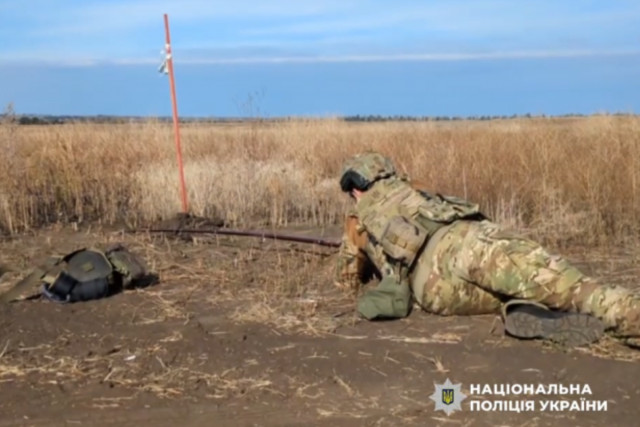 Взрывотехники Днепропетровщины ликвидировали противопехотную мину