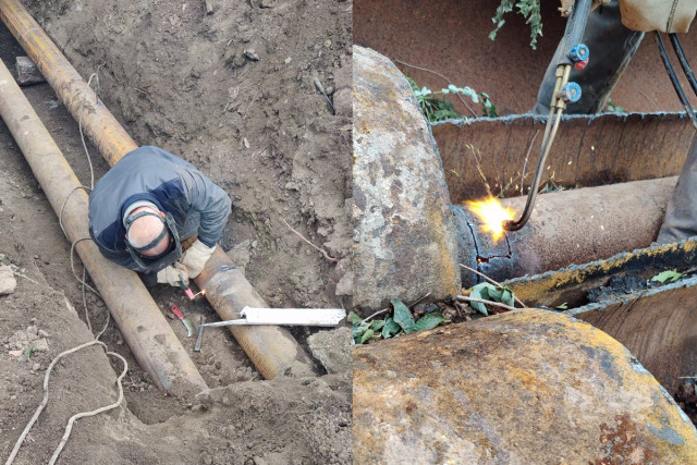 Працівники з Донецькоблгаз допомагають готувати Кривий Ріг до зими