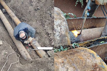 Работники Донецкоблгаза помогают готовить Кривой Рог к зиме