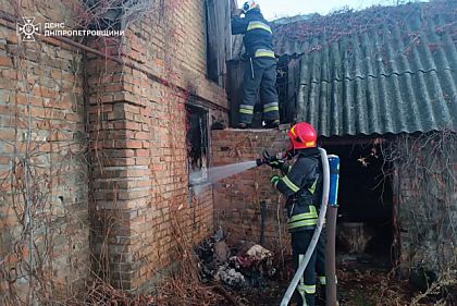 В Днепропетровской области в доме во время пожара погиб мужчина