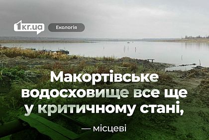 Растительный и животный мир гибнет, люди из соседних сел без воды: как выглядит водохранилище возле Кривого Рога