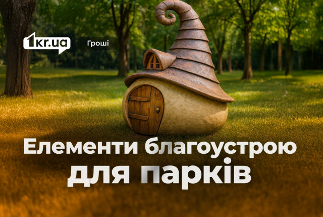 Домики, арки и скамейки: в Кривом Роге заказывают новые элементы благоустройства на миллион гривен