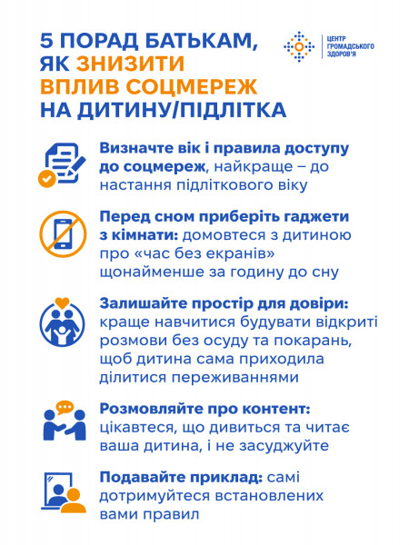 советы родителям о соцсетях соцсети