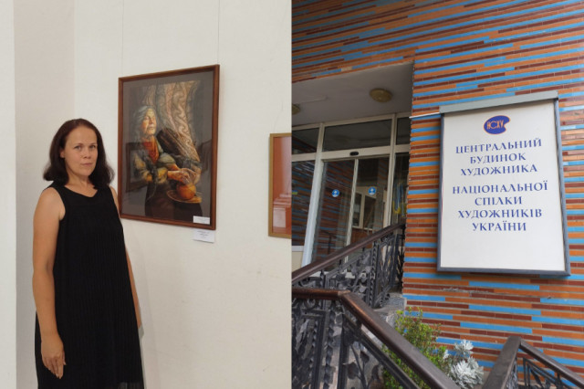 Картина криворожской художницы представлена на всеукраинской выставке в Киеве