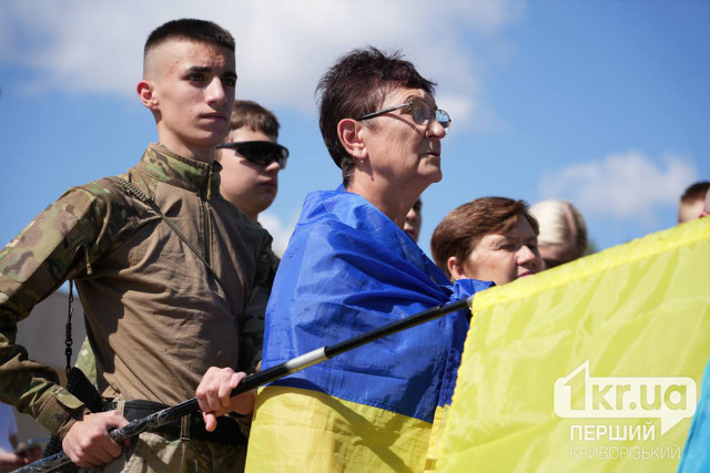 На День незалежності криворіжці провели панахиду за загиблими героями