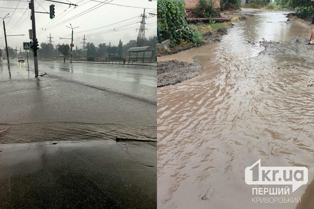 Топит частный сектор: криворожане жалуются на неисправные ливневые сооружения