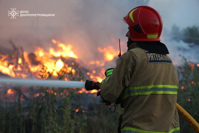За неделю в Криворожье произошло почти 160 пожаров
