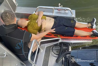 Водолазы Днепропетровщины спасли тонущего мужчину