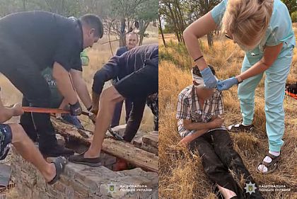 В селе на Криворожье спасли мужчину, упавшего в колодец