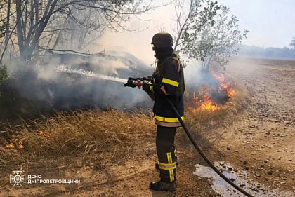 За сутки в Днепропетровской области произошло четыре лесных пожара