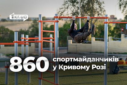 Сколько спортивных площадок оборудовано в Кривом Роге