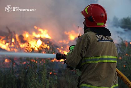 За неделю в Криворожье произошло почти 160 пожаров
