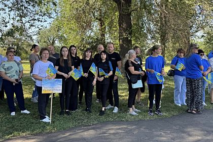 Одна из громад Криворожья присоединилась к забегу в память о погибших воинах