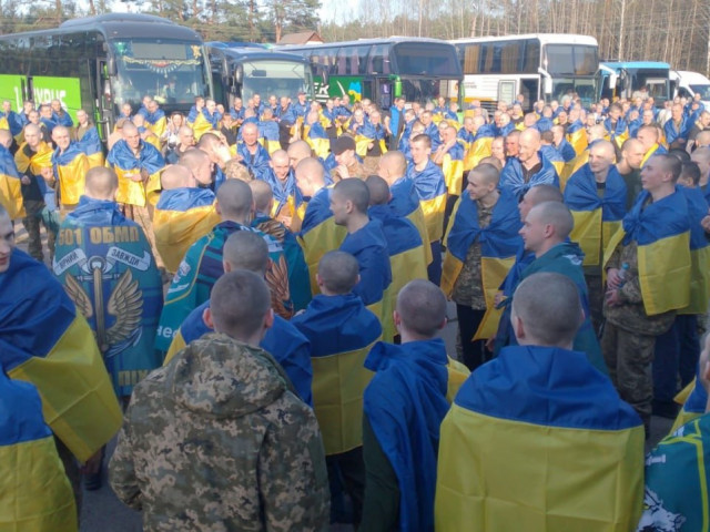 Из российского плена вернулись 277 украинских защитников Из российского плена вернулись 277 украинских защитников