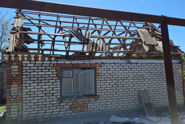 На Нікопольщині від російських обстрілів постраждав чоловік На Нікопольщині від російських обстрілів постраждав чоловік