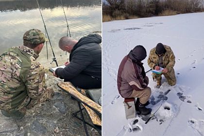 За 5 месяцев запрета вылова рыбы на зимовальных ямах Днепропетровщины обнаружили почти 350 нарушений