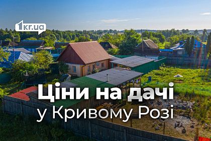 Купить дачу в Кривом Роге: цены в разных районах города в середине апреля