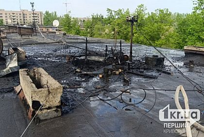 25 квітня у Кривому Розі горів дах п`ятиповерхівки